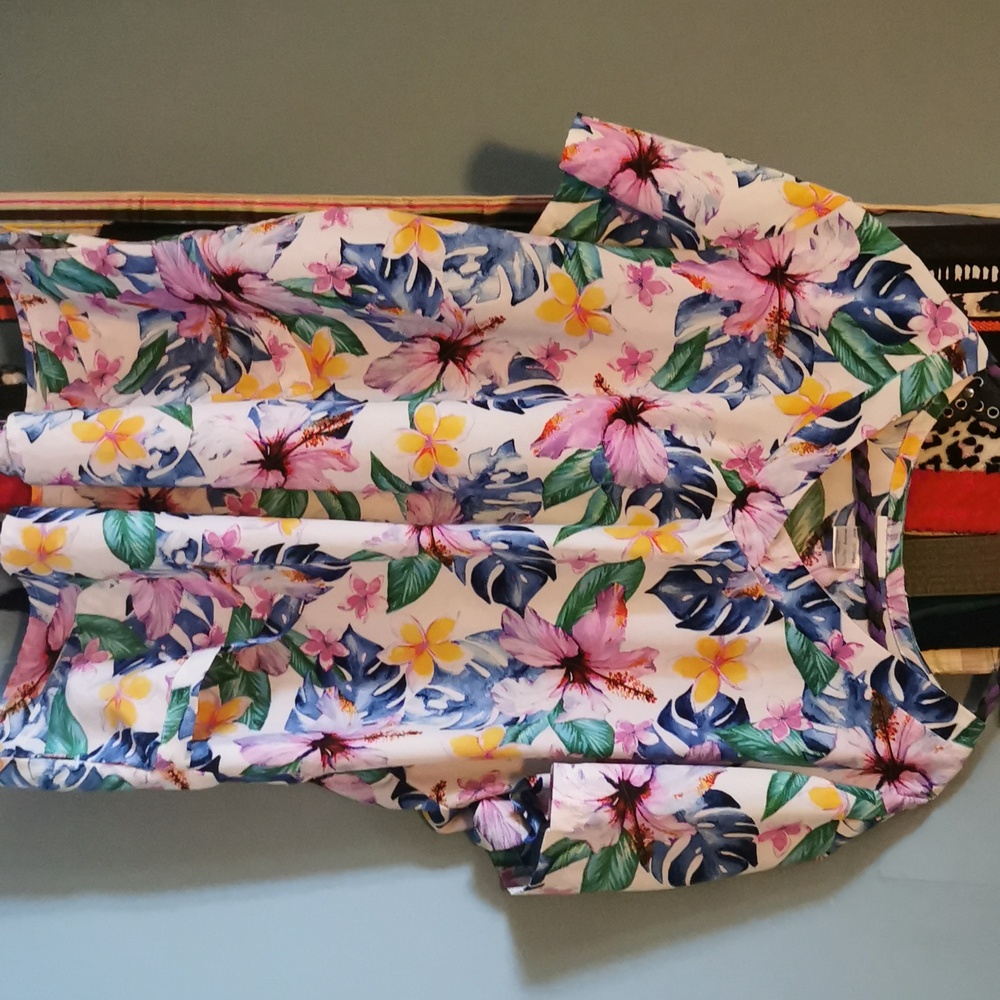 Xxl scrub floral